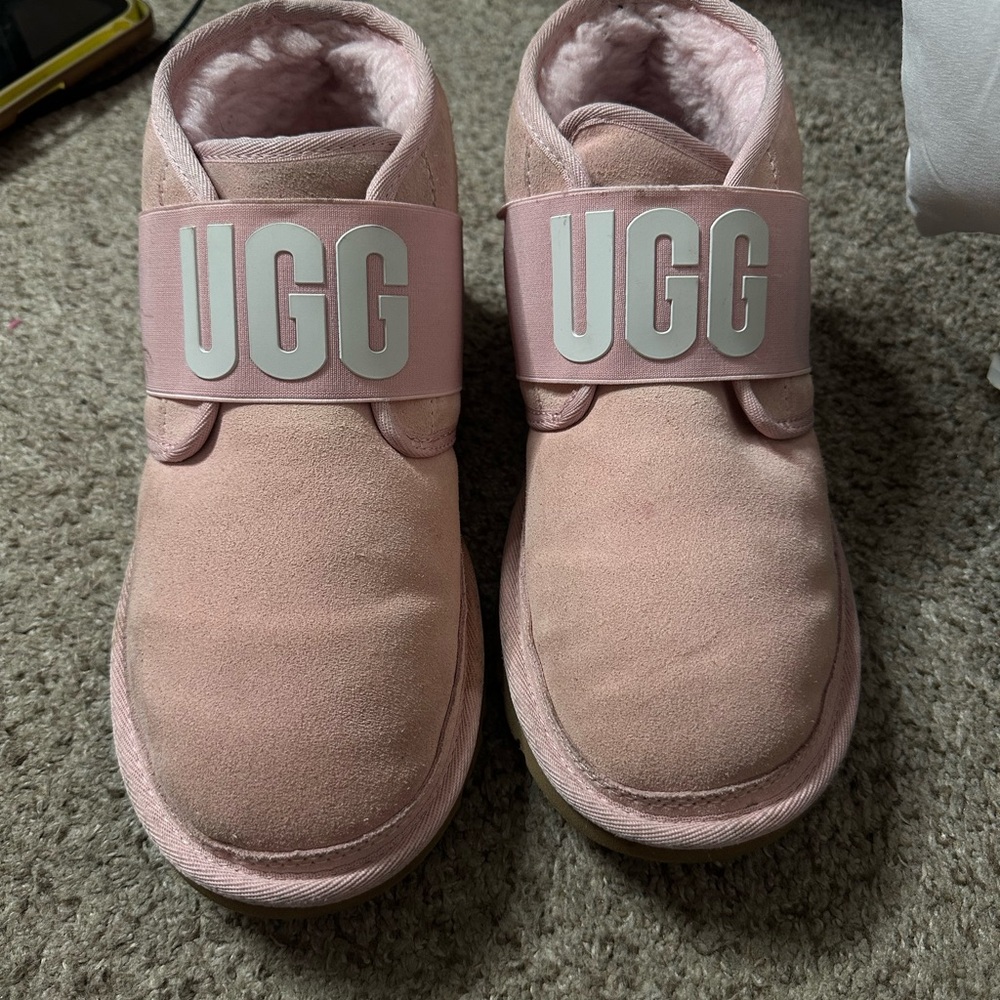 UGG Pink Slippers Cozy Slip-On Design